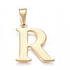 304 Stainless Steel Pendants STAS-F106-95G-R-1