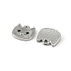 Alloy Micro Pave Sea Green Cubic Zirconia Pendants FIND-H024-15P-2