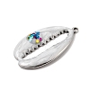 304 Stainless Steel with Enamel Pendants SA-CBAA487-06P-02-2