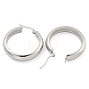 Tarnish Resistant 202 Stainless Steel Hoop Earrings X-EJEW-H003-38P-04-2