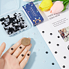 400Pcs 2 Colors Rubber O Rings FIND-SC0010-97-3