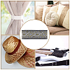 Polyester Jacquard Rhombus Ribbons OCOR-WH0082-141B-7