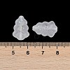 Frosted Transparent Acrylic Beads X1-OACR-P029-04B-01-4