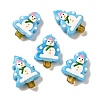 Christmas Theme Handmade Lampwork Beads X-LAMP-G162-06D-1