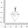 304 Stainless Steel Enamel Pendants STAS-B137-03P-3