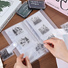 3 Inch 3 Grids Transparent PP Plastic Photocard Storage Albums AJEW-WH0419-72A-3