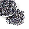 FGB Inside Colours Transparent Glass Seed Beads SEED-T009-01A-3