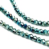 Transparent Electroplate Glass Beads Strands EGLA-A039-T3mm-UA06-3