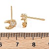 SHEGRACE Brass Micro Pave Cubic Zirconia Stud Earrings XGRQ4N531-709G-3