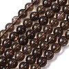 Natural Smoky Quartz Bead Strands G-G735-28-8mm-2