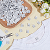 400Pcs 10 Styles Polyester Size Labels for Clothing DIY-CY0003-95-3
