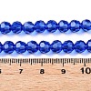 Transparent Glass Beads EGLA-A035-T4mm-D21-4