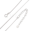 Anti-Tarnish 925 Sterling Silve Snake Chain Necklaces HT0674-2-2