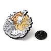 Cat with Rib Cage Surgery Anatomy Enamel Pin JEWB-H013-05EB-02-3