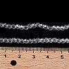 Electroplate Transparent Glass Beads Strands LS-EGLA-A035-T3mm-A19-4