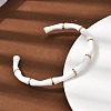 304 Stainless Steel Enamel Cuff Bangles for Women BJEW-Z166-03G-3