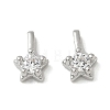 Brass Pave Clear Cubic Zirconia Charms CU-CBA9FFD-11P-05-1