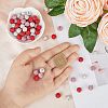 90Pcs 3 Colors Polymer Clay Rhinestone Beads RB-HY0001-02-3