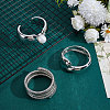 1 Set CCB Plastic Bangles Sets for Women BJEW-SP0001-36-4