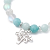 304 Stainless Steel Charm Bracelets BJEW-JB12878-3