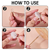 Plastic Self-adhesive Hook Hangers AJEW-WH0709-521-3