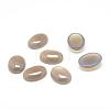 Natural Grey Agate Gemstone Cabochons G-T020-13x18mm-06-1