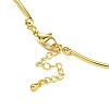 Rack Plating Brass Pendant Necklaces for Women NJEW-C059-02G-01-3