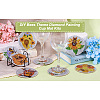 DIY Bees Theme Diamond Painting Acrylic Cup Mat Kits DIY-TAC0012-72-21