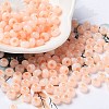 Imitation Jade Glass Seed Beads SEED-Z001-A-A08-1