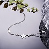 SHEGRACE 925 Sterling Silver Anklet JA56B-3