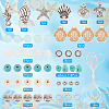DIY Ocean Theme Bracelet Making Kit DIY-SC0020-87-2