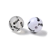 Printed Opaque & Frosted Transparent Acylic Beads AC-CBAE004-05B-2
