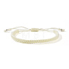 Braided Nylon Cord Adjustable Bracelets for Women Men XS3159-4-1