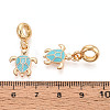Alloy Enamel Sea Turtle European Dangle Charms FIND-B034-52G-01-3