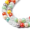 Electroplate Glass Beads Strands EGLA-D018-01-3