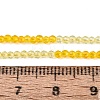 Transparent Glass Beads Strands GLAA-N074-01A-03-5