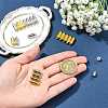 10 Bags Brass Magnetic Clasps with Loops KK-FS0002-02P-6
