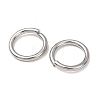 Tarnish Resistant 304 Stainless Steel Open Jump Rings X-STAS-R065-41-1