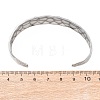 316 Surgical Stainless Steel Cuff Bangles BJEW-C142-04P-5