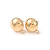 Brass Stud Earring Findings KK-G604-01G-07-1