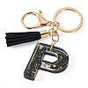1Pc Resin Letter Keychains KEYC-TADJ0001-09P-2
