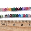 Dyed Natural Malaysia Jade Rondelle Beads Strands G-E316-2x4mm-55-2