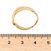 304 Stainless Steel Open Cuff Rings for Women RJEW-U060-01K-G-3