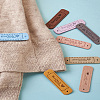 Microfiber Leather Labels DIY-TA0003-14-23