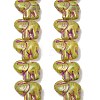 Painted Glass Beads Strands GLAA-Z021-11F-1