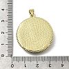 Brass Micro Pave Cubic Zirconia Pendants KK-C090-07G-4