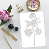 Plastic Drawing Painting Stencils Templates DIY-WH0396-429-3