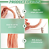 Round Copper Wires CWIR-WH0007-17B-C-4