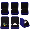 Velvet Jewelry Gift Storage Boxes CON-CY0001-01B-02-1