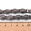 Electroplate Glass Beads Strands EGLA-T025-03A-4